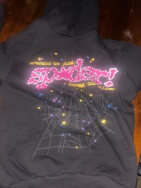 Pink Spider hoodie size medium BRAND NEW!